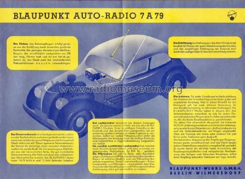 7A79; Blaupunkt Ideal, (ID = 2270453) Autoradio