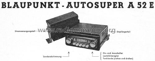 A52E; Blaupunkt Ideal, (ID = 2874652) Car Radio