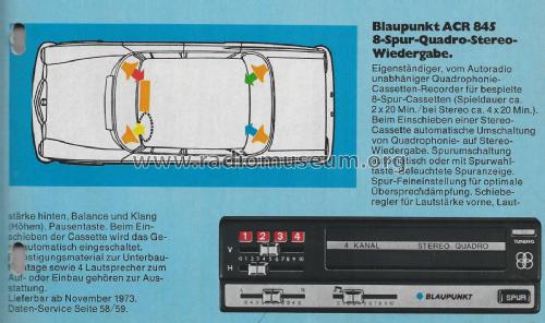 ACR845 7.634.804; Blaupunkt Ideal, (ID = 2693997) Sonido-V