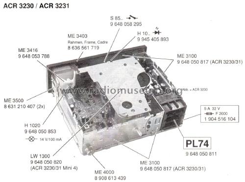 ACR 3230 7.643.756.510; Blaupunkt Ideal, (ID = 2896834) Car Radio