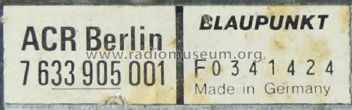 ACR-Berlin 7.633.905.001 ab F 340001; Blaupunkt Ideal, (ID = 2719842) R-Player
