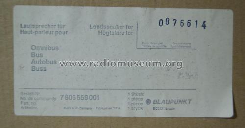 AL 6539, AL 6559 7.606.539.001, 7.606.559.001; Blaupunkt Ideal, (ID = 2695564) Lautspr.-K