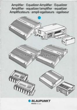 Amplifier - Equalizer-Amplifier - Equalizer ; Blaupunkt Ideal, (ID = 3207721) Paper