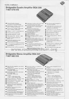 Amplifier - Equalizer-Amplifier - Equalizer ; Blaupunkt Ideal, (ID = 3207722) Paper