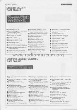 Amplifier - Equalizer-Amplifier - Equalizer ; Blaupunkt Ideal, (ID = 3207727) Paper