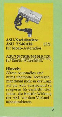 ASU-Mono 7.607.546.010; Blaupunkt Ideal, (ID = 2678590) mod-past25