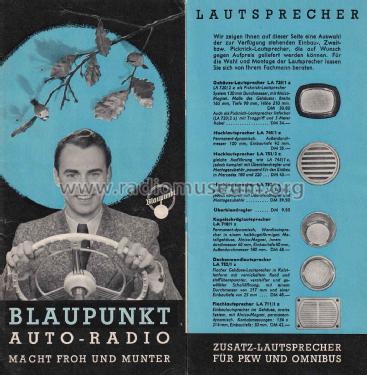 Picknick-Lautsprecher LA 720/2z; Blaupunkt Ideal, (ID = 2753572) Parleur