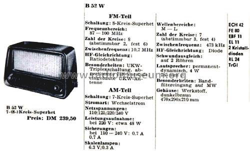 B52W; Blaupunkt Ideal, (ID = 2580507) Radio