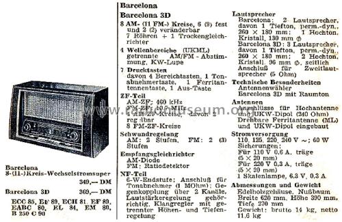 Barcelona H-2054; Blaupunkt Ideal, (ID = 2586094) Radio