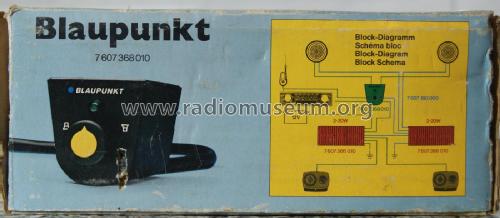 Bedienteil für Stereo - Verstärker - Booster 7.607.368.010; Blaupunkt Ideal, (ID = 2712083) Altri tipi