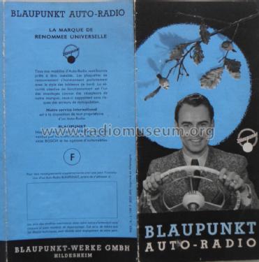 Blaupunkt Auto-Radio, Prospekt 1955 ; Blaupunkt Ideal, (ID = 3065098) Paper
