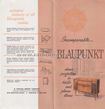 Blaupunkt prospectus N.Pickens Import Company New York; Pickens, N., Import (ID = 2440438) Paper