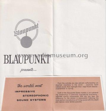 Blaupunkt prospectus N.Pickens Import Company New York; Pickens, N., Import (ID = 2440439) Paper