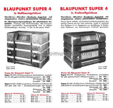 Blaupunkt Radio-Apparate und Lautsprecher 1933-34 ; Blaupunkt Ideal, (ID = 2841491) Paper