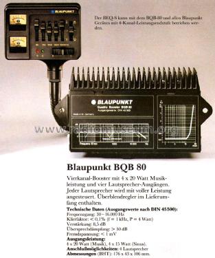 Booster BQB 80 7.607.367.100 /110 /111; Blaupunkt Ideal, (ID = 2700327) Ampl/Mixer