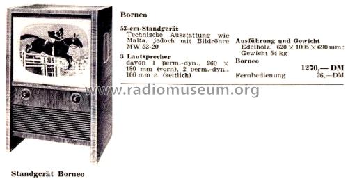 Borneo 7260; Blaupunkt Ideal, (ID = 2941746) Televisión