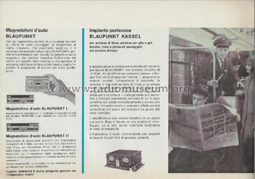 Bus-Radio , Prospekt ; Blaupunkt Ideal, (ID = 2809781) Paper