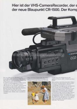 VHS CameraRecorder CR-1500 7.618.641.751 + 7.618.691.700; Blaupunkt Ideal, (ID = 3006710) Enrég.-R