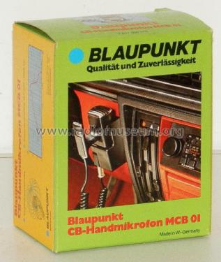 CB-Handmikrofon MCB 01; Blaupunkt Ideal, (ID = 2417270) Microfono/PU