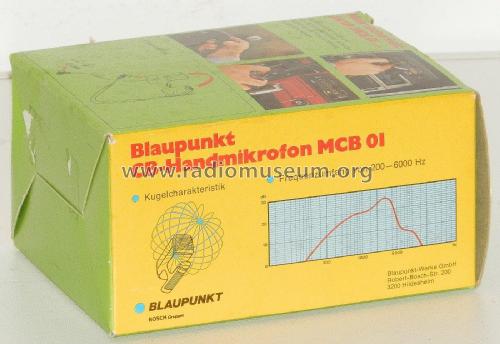 CB-Handmikrofon MCB 01; Blaupunkt Ideal, (ID = 2417568) Microphone/PU