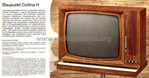 Cortina H 7.677.290; Blaupunkt Ideal, (ID = 2485316) Television