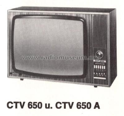 CTV650A 7.660.430; Blaupunkt Ideal, (ID = 2968500) Televisore