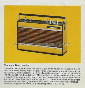 Derby Junior ; Blaupunkt Ideal, (ID = 2965432) Radio