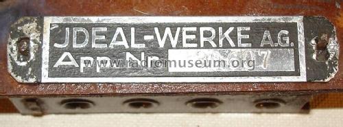 Deutscher Kleinempfänger 1938 DKE38; Blaupunkt Ideal, (ID = 2061803) Radio