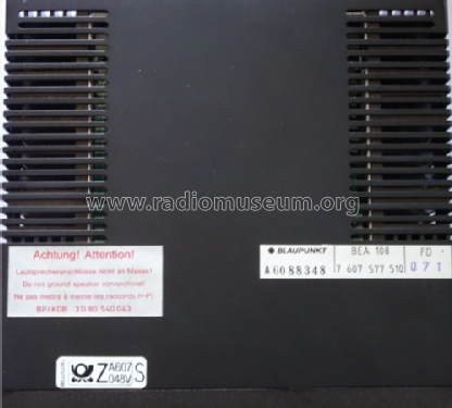 Equalizer-Amplifier BEA 108 7.607.577.510; Blaupunkt Ideal, (ID = 2935905) Verst/Mix