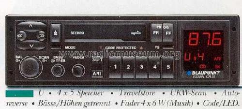 Essen CR31 7.641.771.010; Blaupunkt Ideal, (ID = 2316000) Car Radio