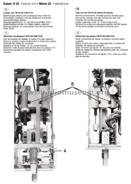 Essen R 26 7.646.551.510 ab 2150001; Blaupunkt Ideal, (ID = 2553279) Car Radio