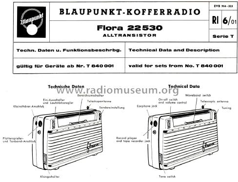 Flora 22530; Blaupunkt Ideal, (ID = 2673065) Radio