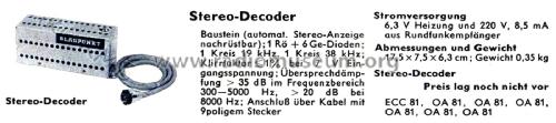 FM-Stereo-Decoder IV 23900; Blaupunkt Ideal, (ID = 2560682) mod-past25