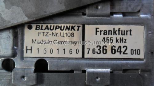 Frankfurt 7.636.642.010; Blaupunkt Ideal, (ID = 2062240) Car Radio
