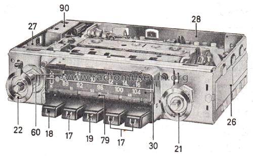 Frankfurt 7.632.641.200 ab 5500001; Blaupunkt Ideal, (ID = 2392008) Car Radio