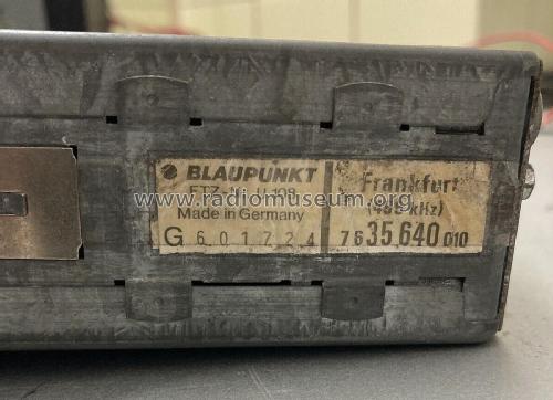 Frankfurt 7.635.640/647 ab 600001 / 900001; Blaupunkt Ideal, (ID = 2814247) Car Radio