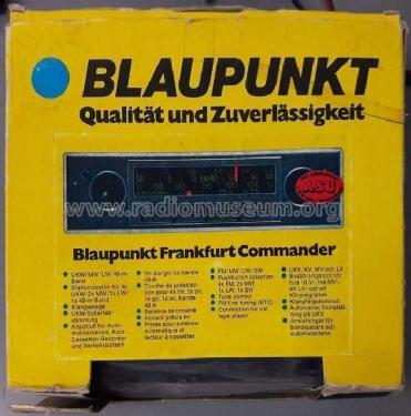 Frankfurt Commander 7.636.644 / 648 ab 1600001; Blaupunkt Ideal, (ID = 2608266) Car Radio