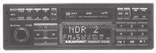 Frankfurt RCM82 7.641.440.010; Blaupunkt Ideal, (ID = 2047456) Car Radio