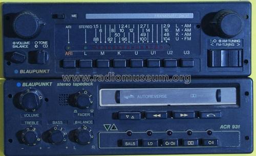 Frankfurt SM 21 7.631.750; Blaupunkt Ideal, (ID = 2666576) Car Radio