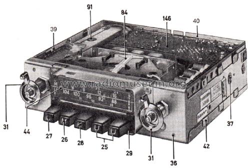 Frankfurt Stereo 7.631.642 ab 2800001; Blaupunkt Ideal, (ID = 2666262) Autoradio