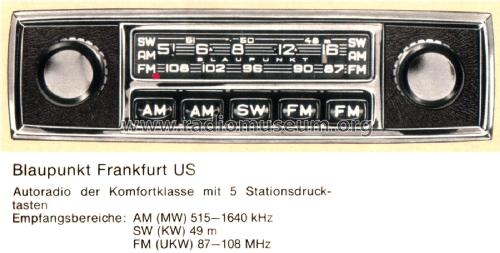 Frankfurt US 7.637.650; Blaupunkt Ideal, (ID = 2521447) Car Radio