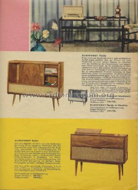 Blaupunkt Illustrierte August 1961 , Prospekt ; Blaupunkt Ideal, (ID = 2851982) Paper