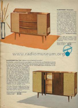 Blaupunkt Illustrierte August 1961 , Prospekt ; Blaupunkt Ideal, (ID = 2851983) Paper