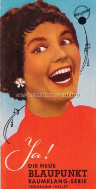 Ja! Die neue Blaupunkt Raumklang-Serie Programm 1956/57; Blaupunkt Ideal, (ID = 3085508) Paper