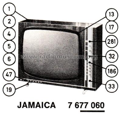 Jamaica 7.677.060; Blaupunkt Ideal, (ID = 2948480) Fernseh-E
