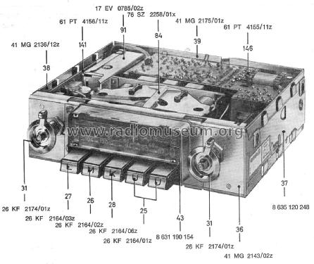 Koblenz de Luxe 7.639.633 ab 1050001; Blaupunkt Ideal, (ID = 2390500) Car Radio