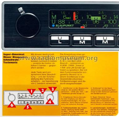Köln Stereo 7.634.740 ab F 200001; Blaupunkt Ideal, (ID = 2212368) Autoradio