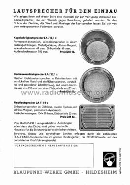 Kugelschräglautsprecher LA 710/1z; Blaupunkt Ideal, (ID = 3048854) Parlante
