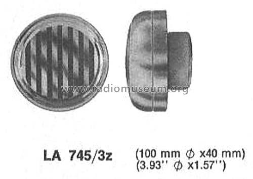 Einbau-Lautsprecher LA 745/3z; Blaupunkt Ideal, (ID = 2670856) Parleur