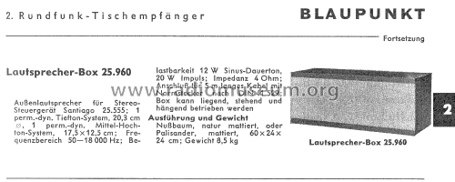 Lautsprecher Kombination 25.960; Blaupunkt Ideal, (ID = 2679777) Speaker-P